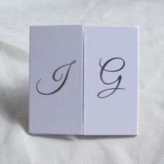 Square Invitation Card Thank You Card Marriage Invitation Customized  White Card
